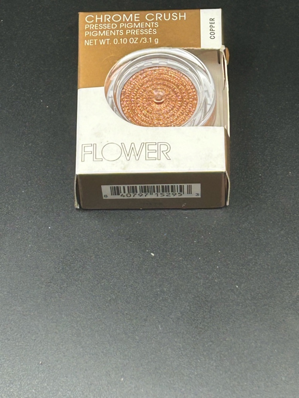 FLOWER Chrome Crush Pressed Pigment - Copper Metallic